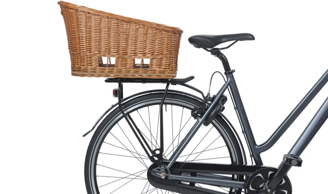 Basil Pasja Hondenfietsmand MIK M - Achter - Bruin - 30L