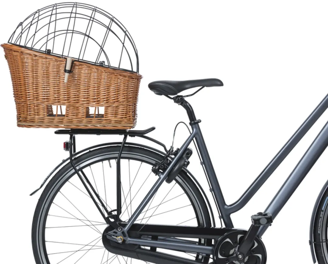 Basil Pasja Hondenfietsmand MIK M - Achter - Bruin - 30L