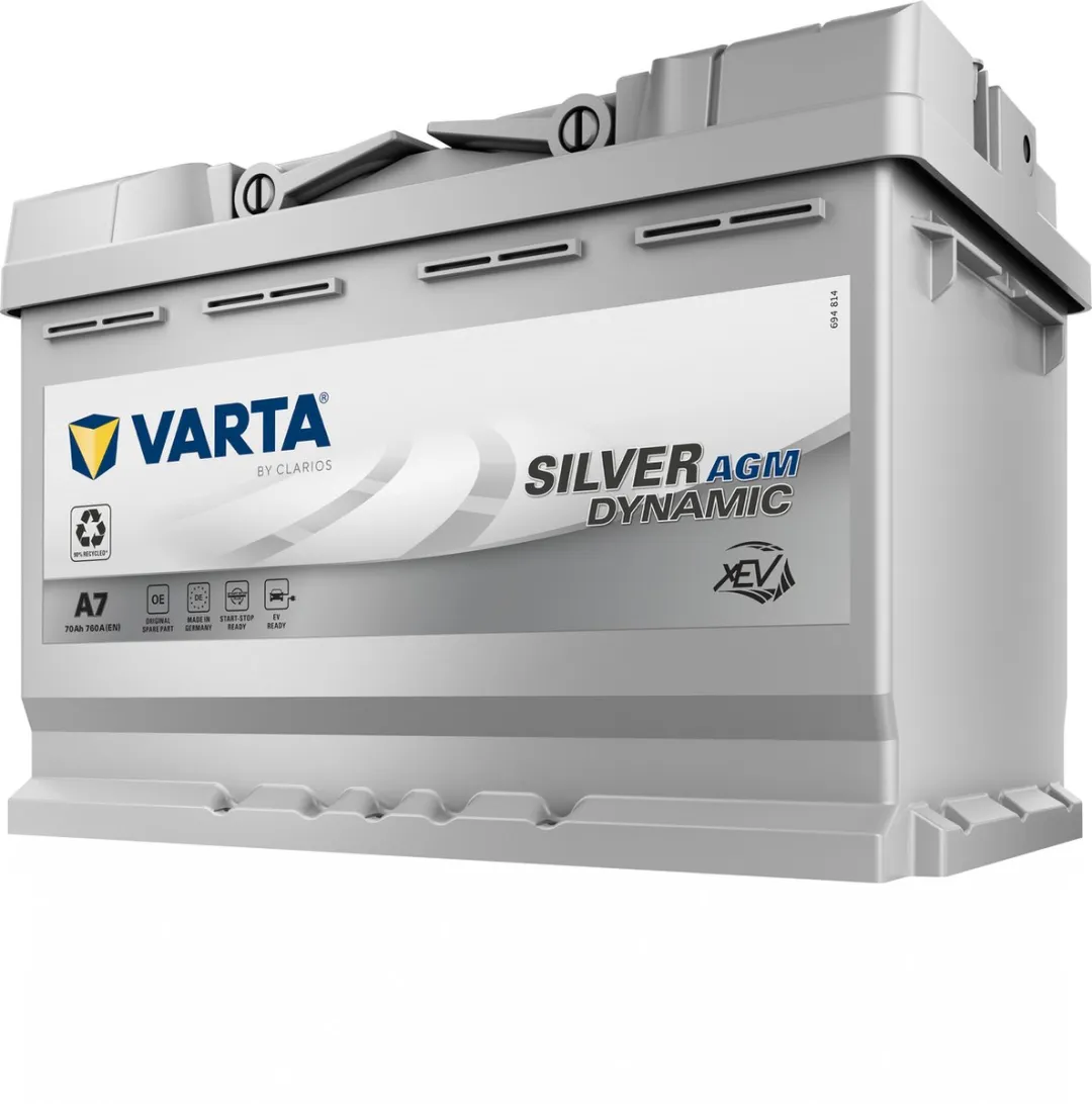Varta Accu 70Ah AGM 570901076 - 760A Start-Stop Plus