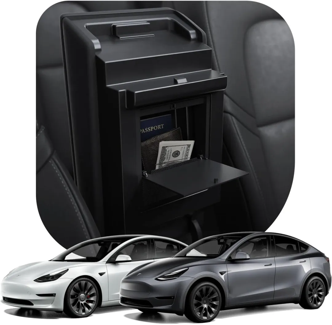 Spigen Tesla Middenconsole Organizer Model Y/3 - Zwart