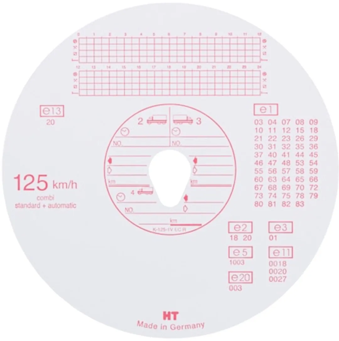 Würth Tachoschijven EU - 100 Stuks Wit