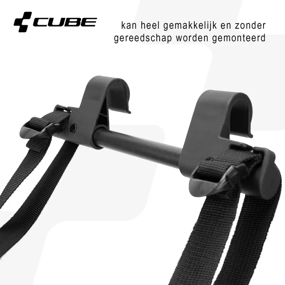 Cube Kids Trailer Double CMPT Babystoel - Zwart