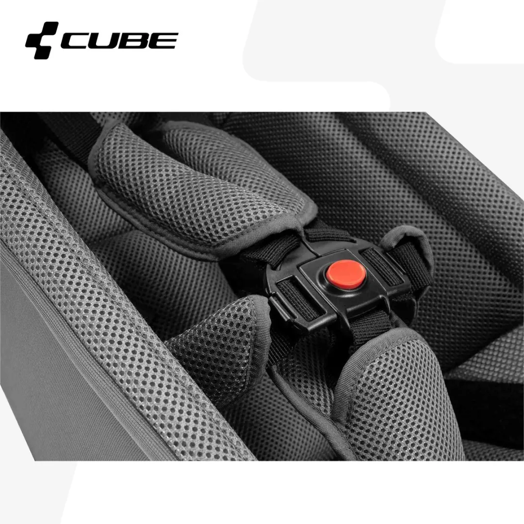 Cube Kids Trailer Double CMPT Babystoel - Zwart