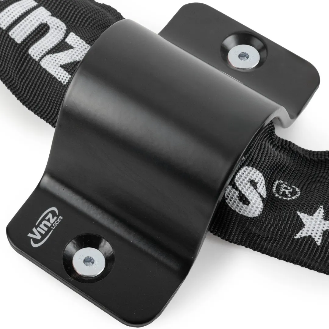 VINZ Atlas Muuranker BIS609-Black - Fiets/Scooter/Motor - Zwart