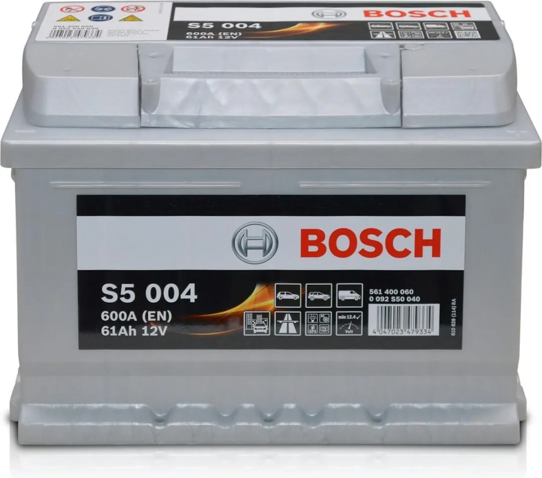Bosch Accu S5004 12V 61Ah