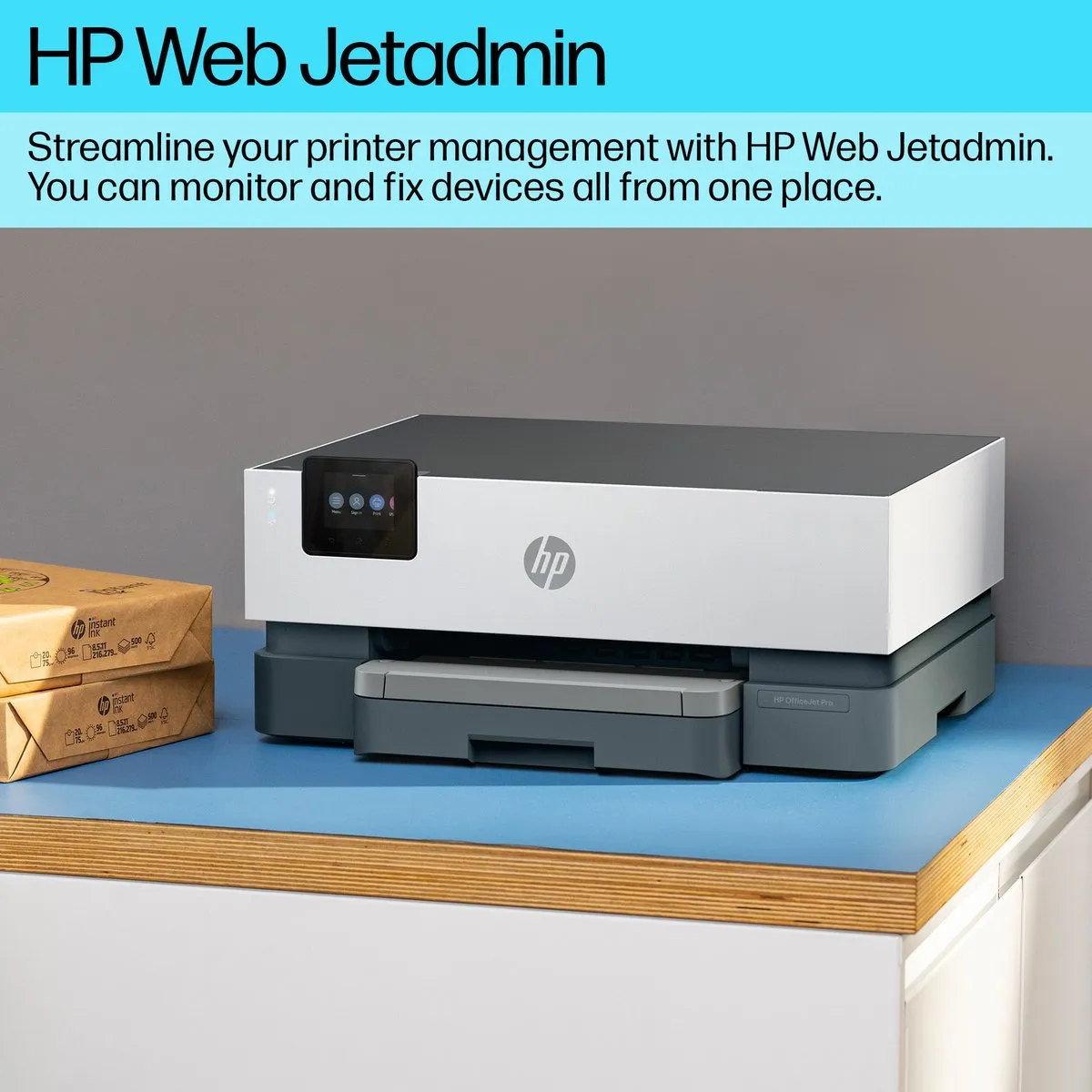 HP OfficeJet Pro 9110b Kleur Printer - 250 Vel - WLAN/BT - Wit