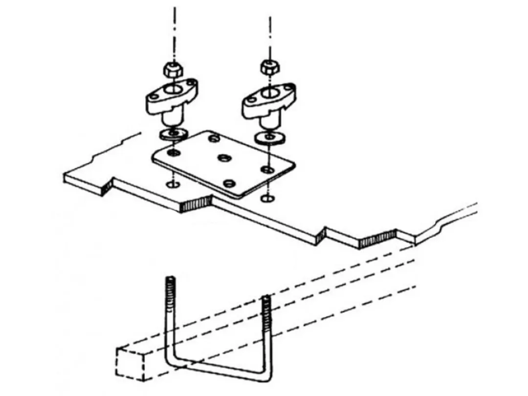 Thule 50000023 Montagebeugels Dakkoffer