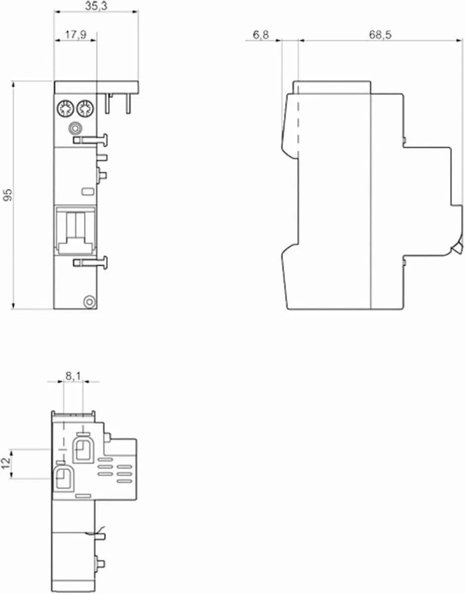 Siemens 5SM60112 Brandbeveiligingsschakelaar 2-polig 1 stuk(s)