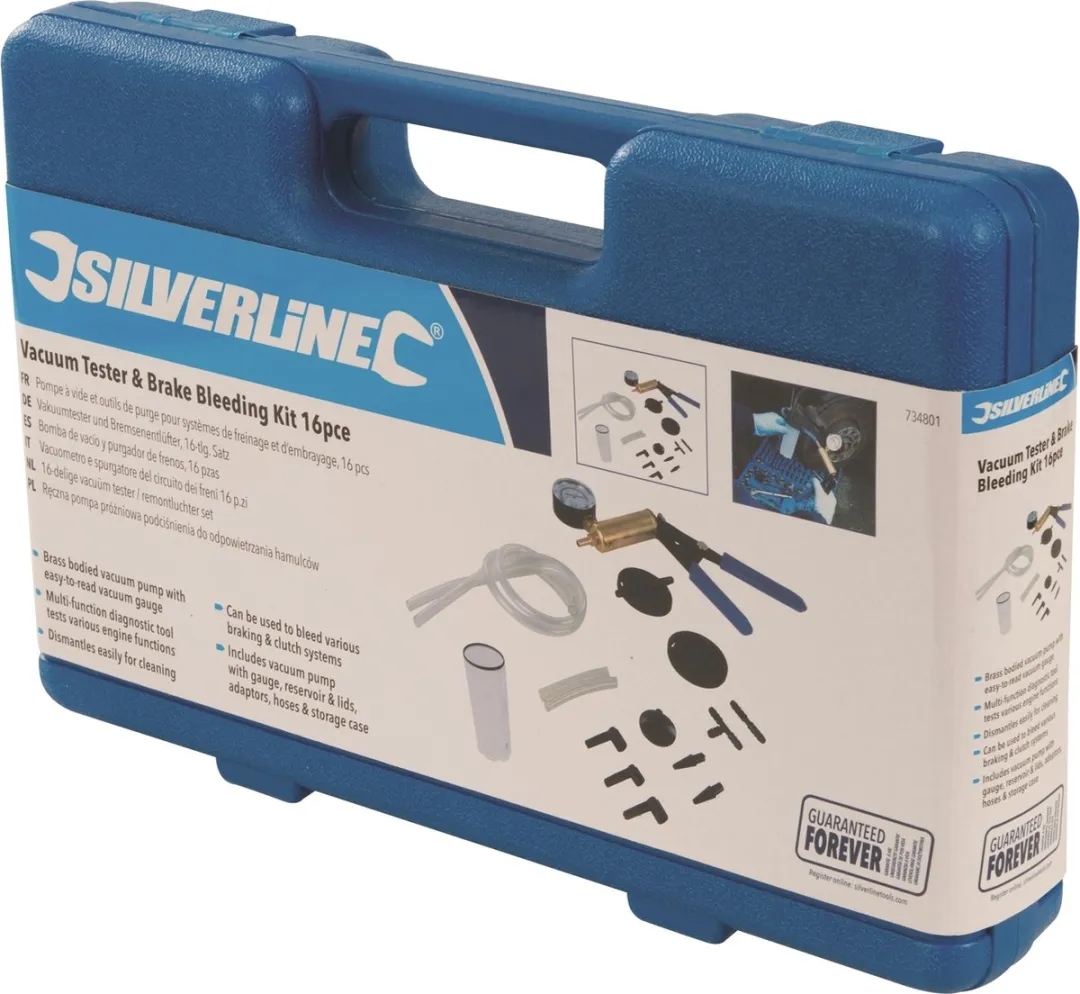 Silverline 16-delige Vacuümpompset - Universeel - afbeelding 6 van 6