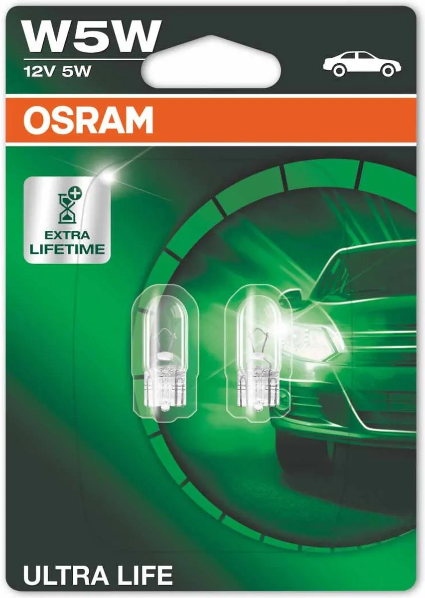 Osram Ultra Life Halogeenlamp T10 12V/5W