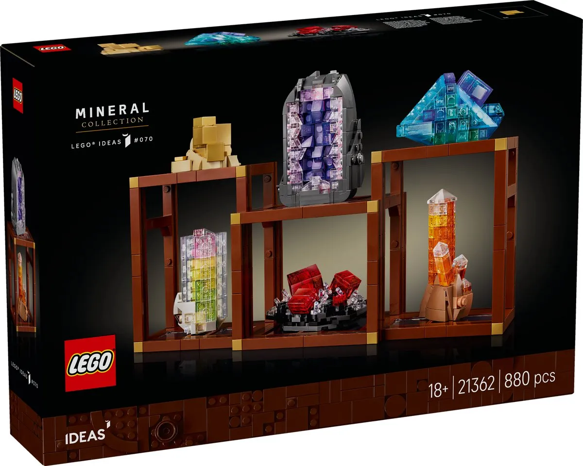 LEGO Ideas Mineralenverzameling 21362 - 880 Stukken - Multicolor
