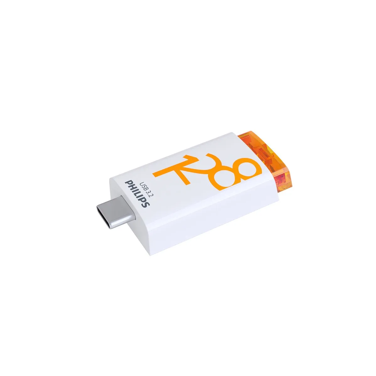 Philips FM12FD175 USB-C Stick 128GB - 2 Stuks - Oranje