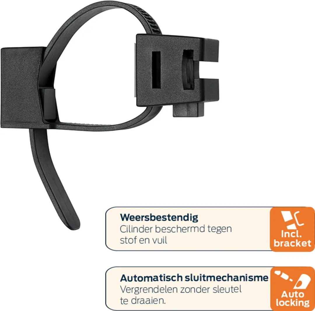 AXA Resolute 8/150 Kabelslot - 150cm - 8mm - Matzwart