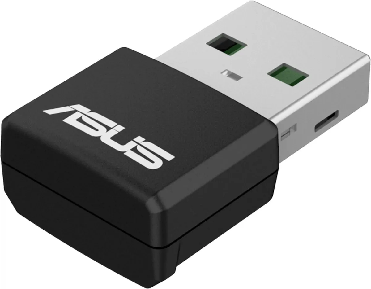 ASUS USB-AX55 WiFi 6 Adapter 1800 Mbps - Zwart