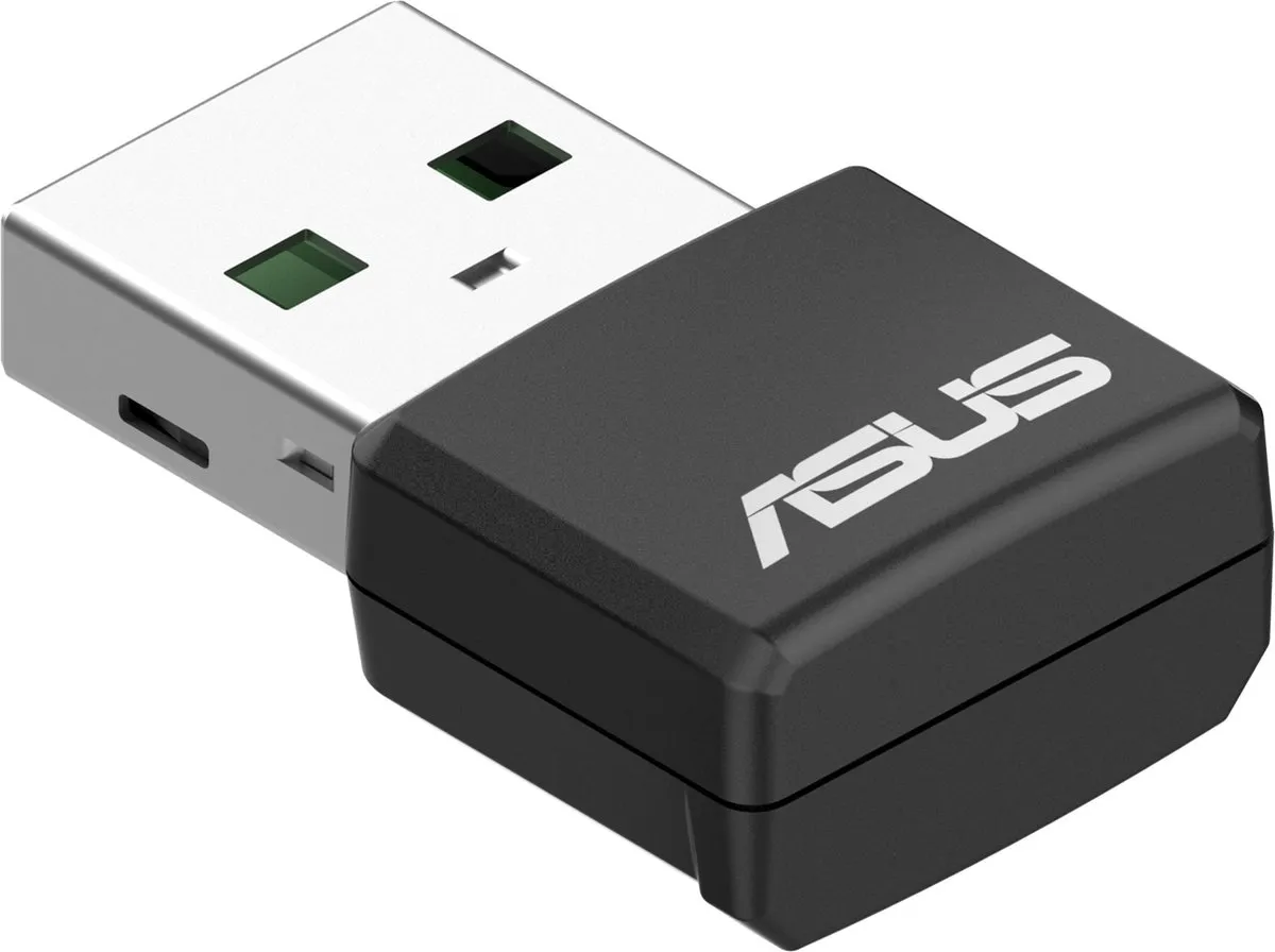 ASUS USB-AX55 WiFi 6 Adapter 1800 Mbps - Zwart