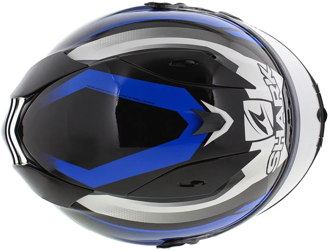 Shark Race-R Pro ASPY Motorhelm - XL - Zwart/Blauw/Geel