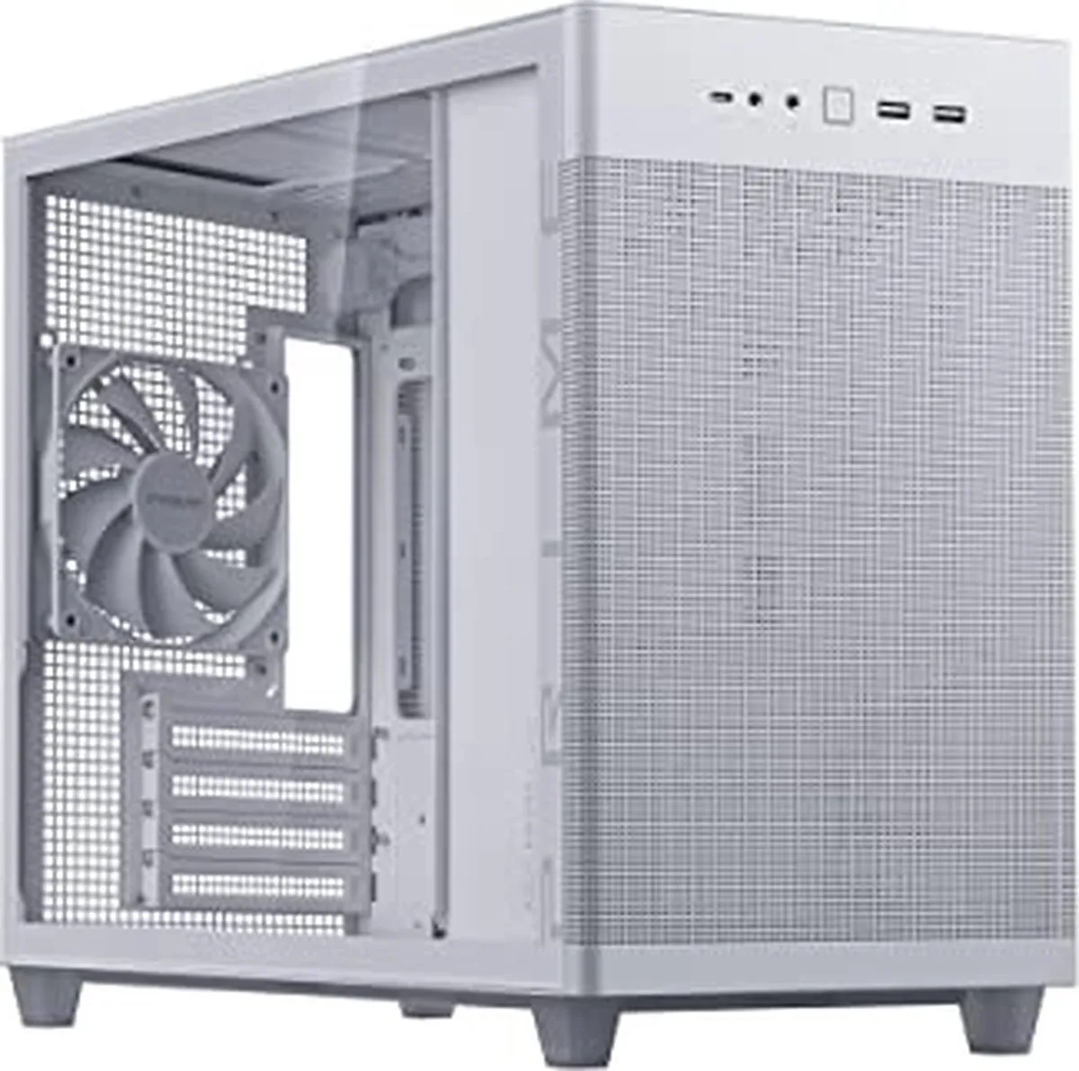 ASUS PRIME AP201 Micro ATX Behuizing - Wit