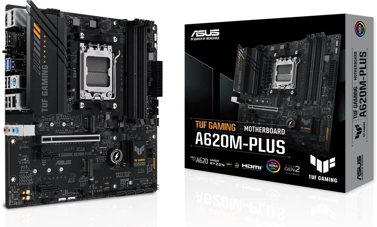 ASUS TUF GAMING A620M-PLUS AM5 Micro-ATX Moederbord