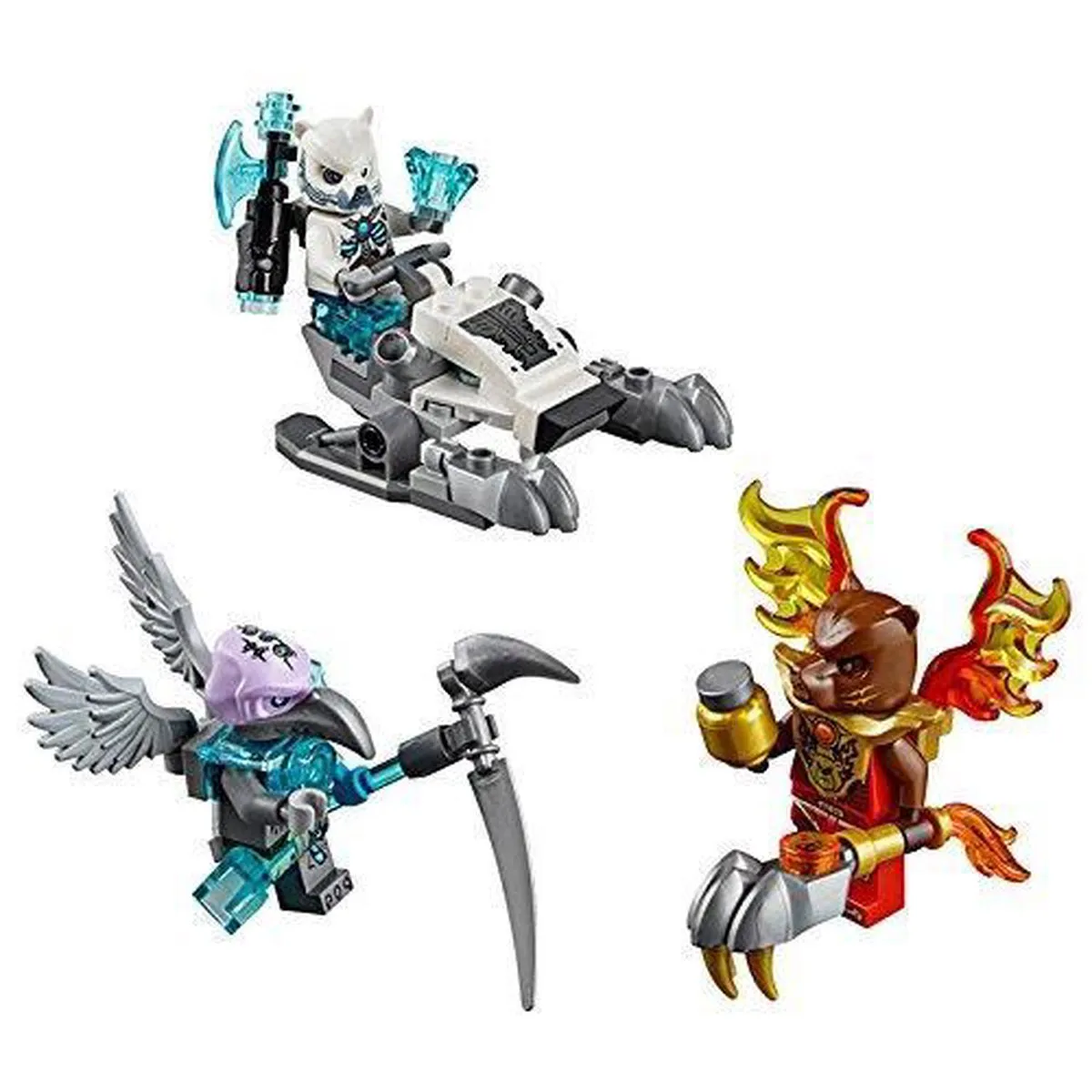 LEGO Legends of Chima Bladvic's Vechtmachine 70225 - 415 Stukken - 3 Minifiguren - Goud