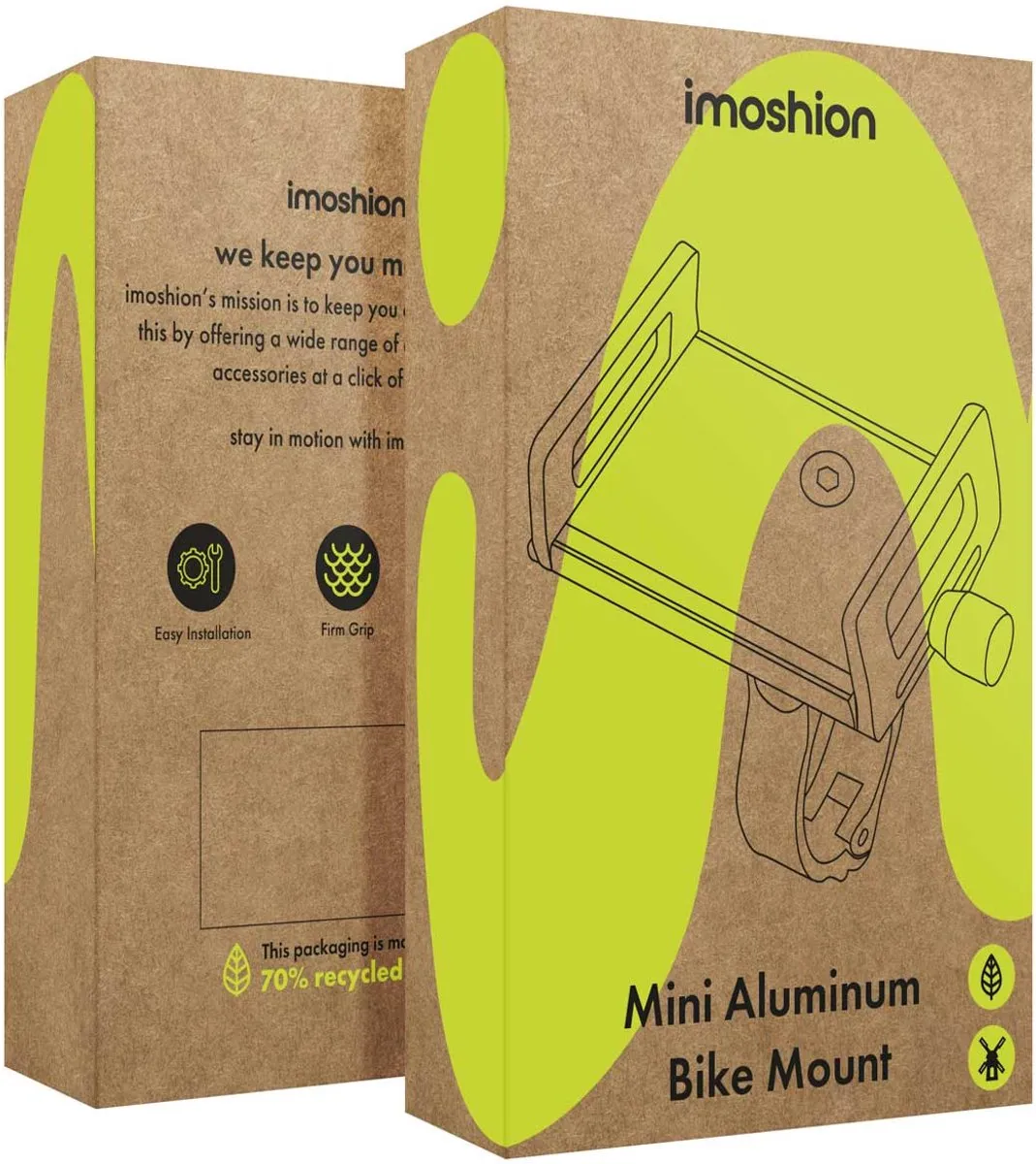 Imoshion Mini Telefoonhouder Fiets SH00070491 - Zwart