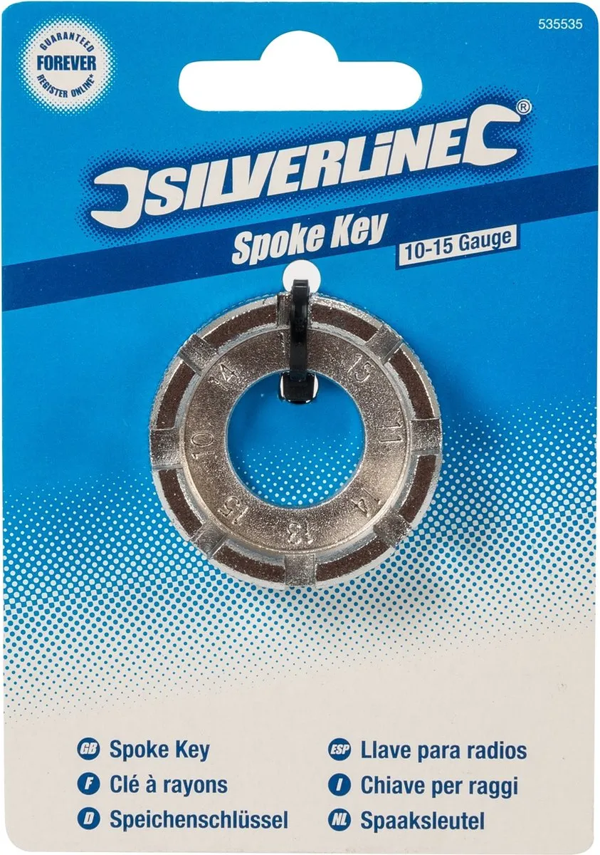 Silverline Spaaksleutel 10-15mm - Chroom Geplateerd