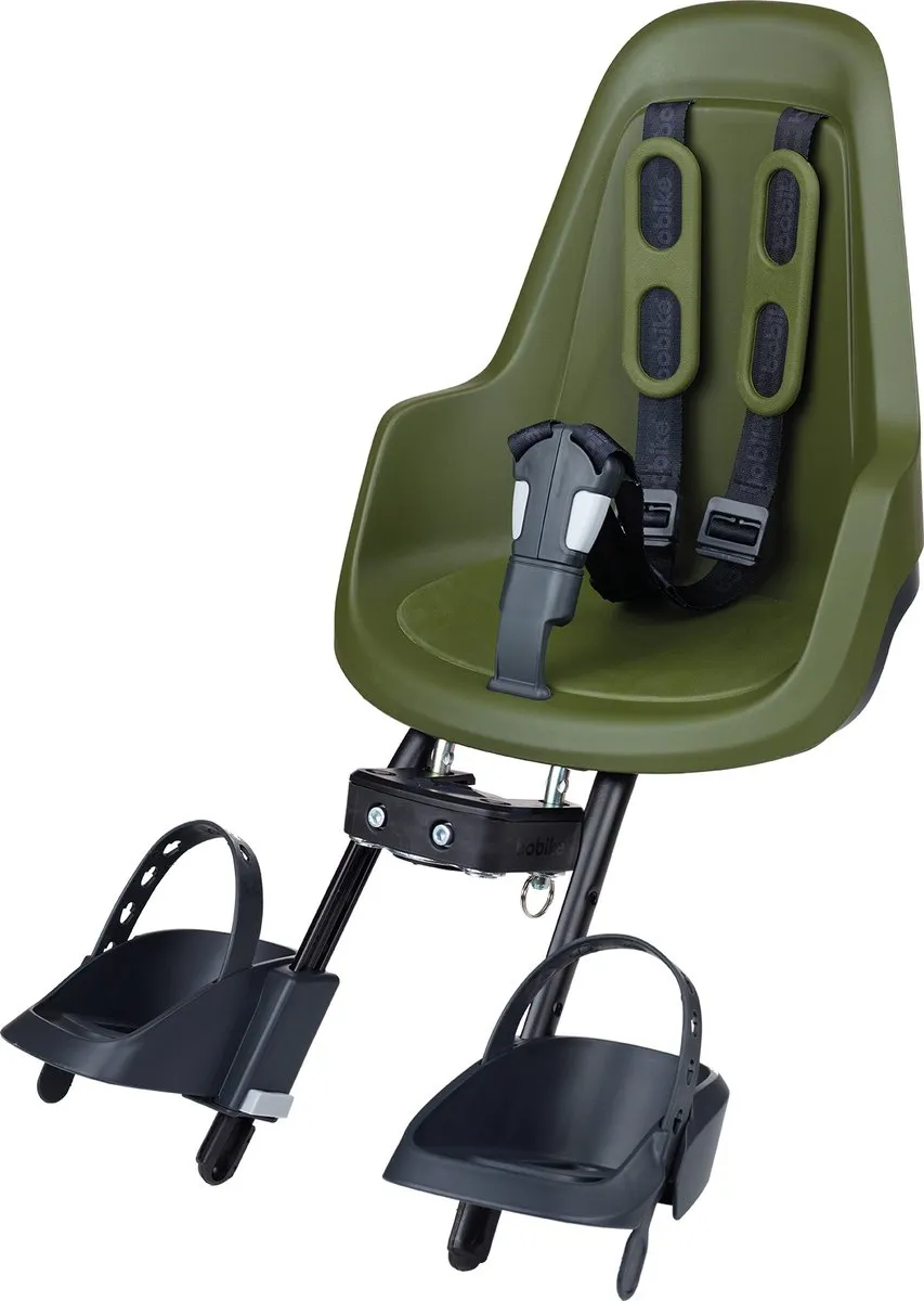 Bobike One Mini Fietsstoeltje - Olive Green