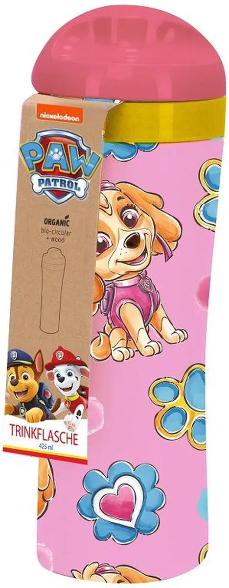 Bio Circulair Oase Drinkfles 425ml - Paw Patrol Pink