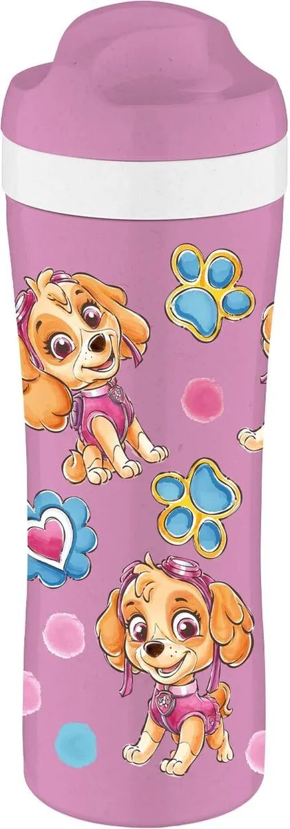 Koziol Oase Drinkfles 425ml Paw Patrol Roze - afbeelding 6 van 6