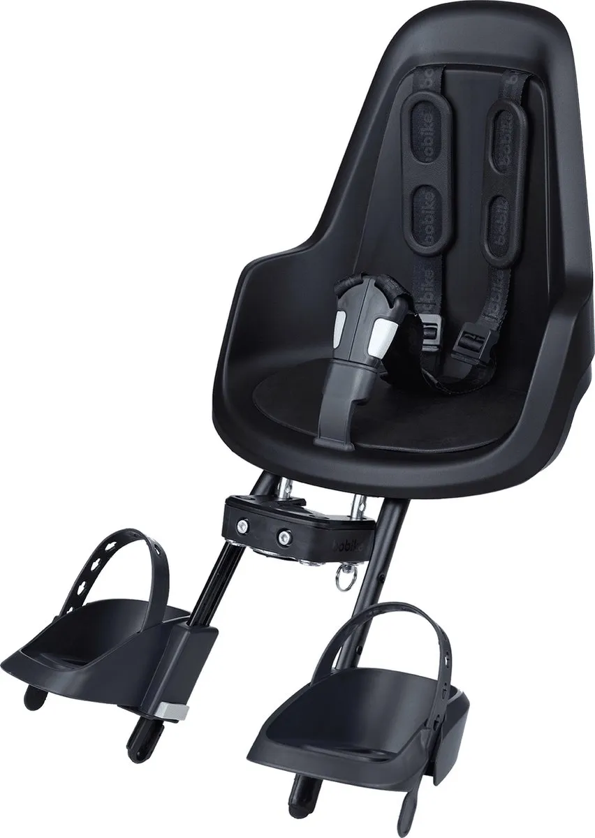 Bobike One Mini Fietsstoeltje Urban Black