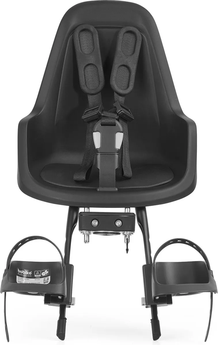 Bobike One Mini Fietsstoeltje Urban Black