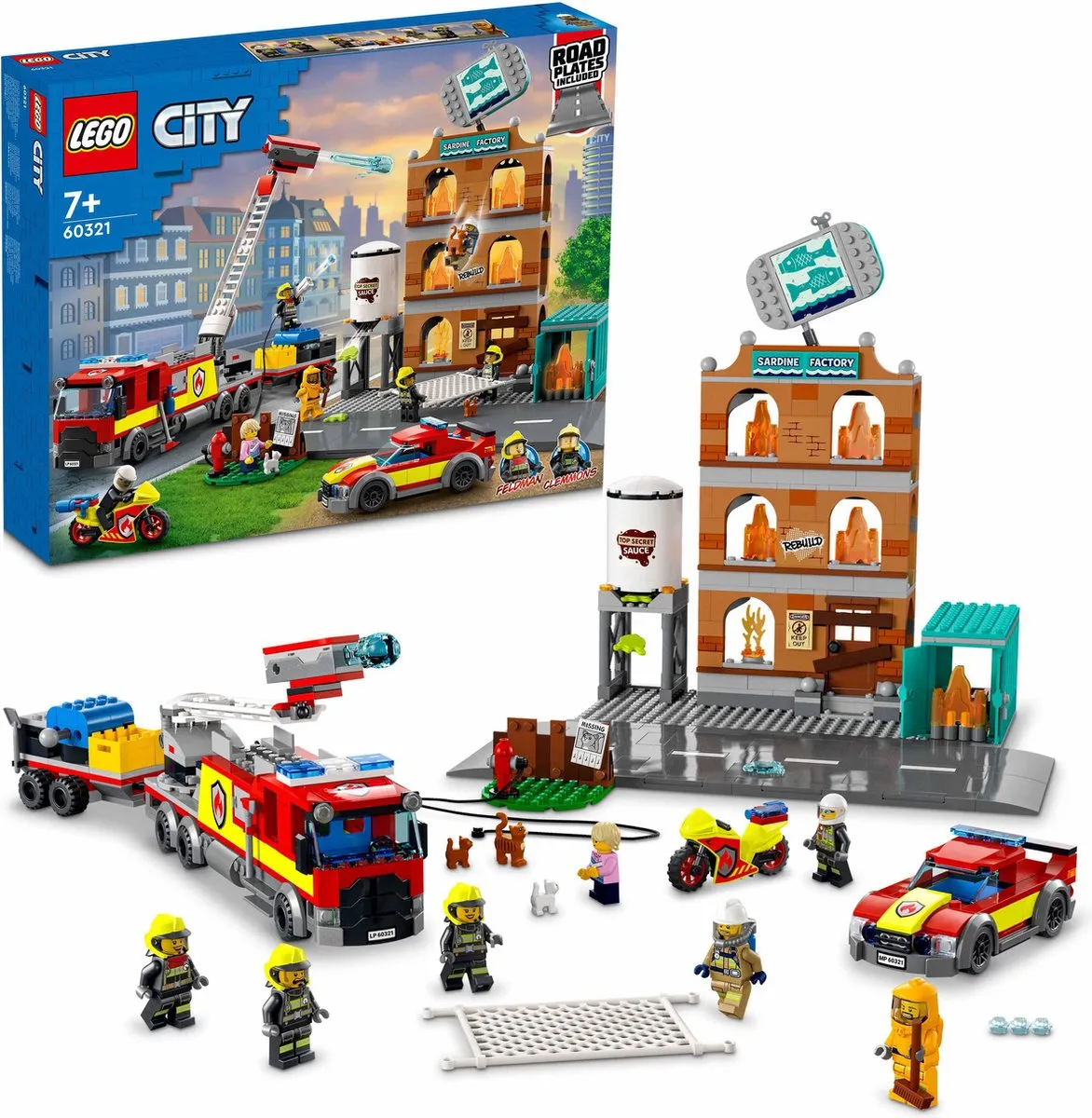 LEGO City Brandweerteam 60321 - 766 Stukken