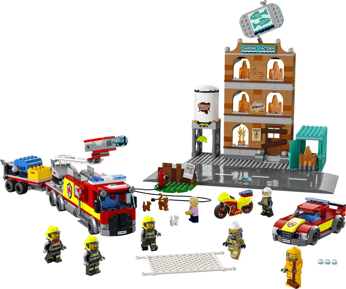 LEGO City Brandweerteam 60321 - 766 Stukken