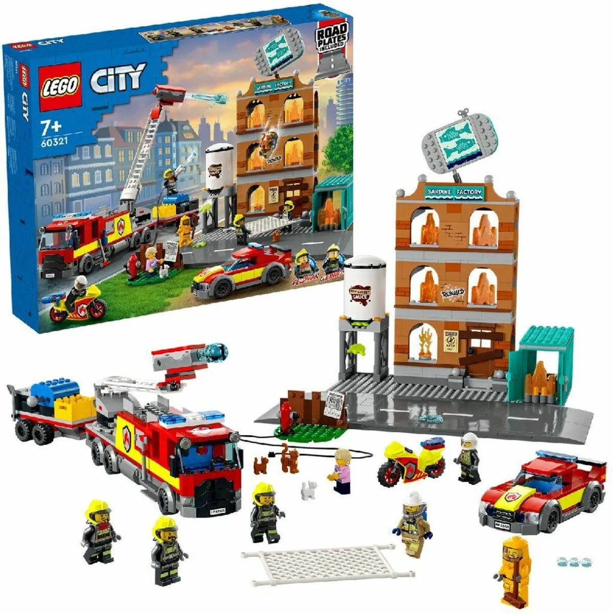 LEGO City Brandweerteam 60321 - 766 Stukken