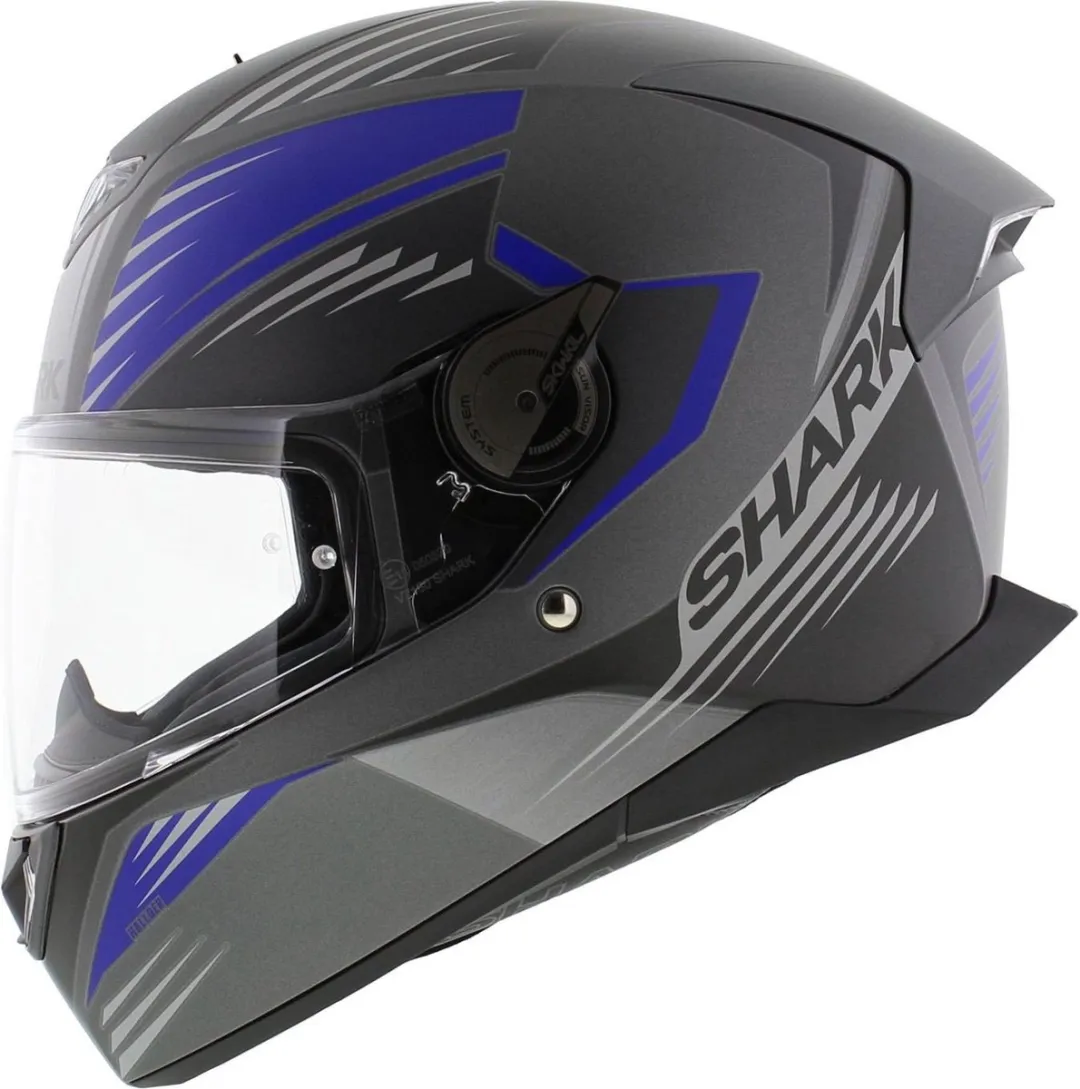 Shark Skwal 2.2 Hallder Motorhelm - XL - Antracietblauw