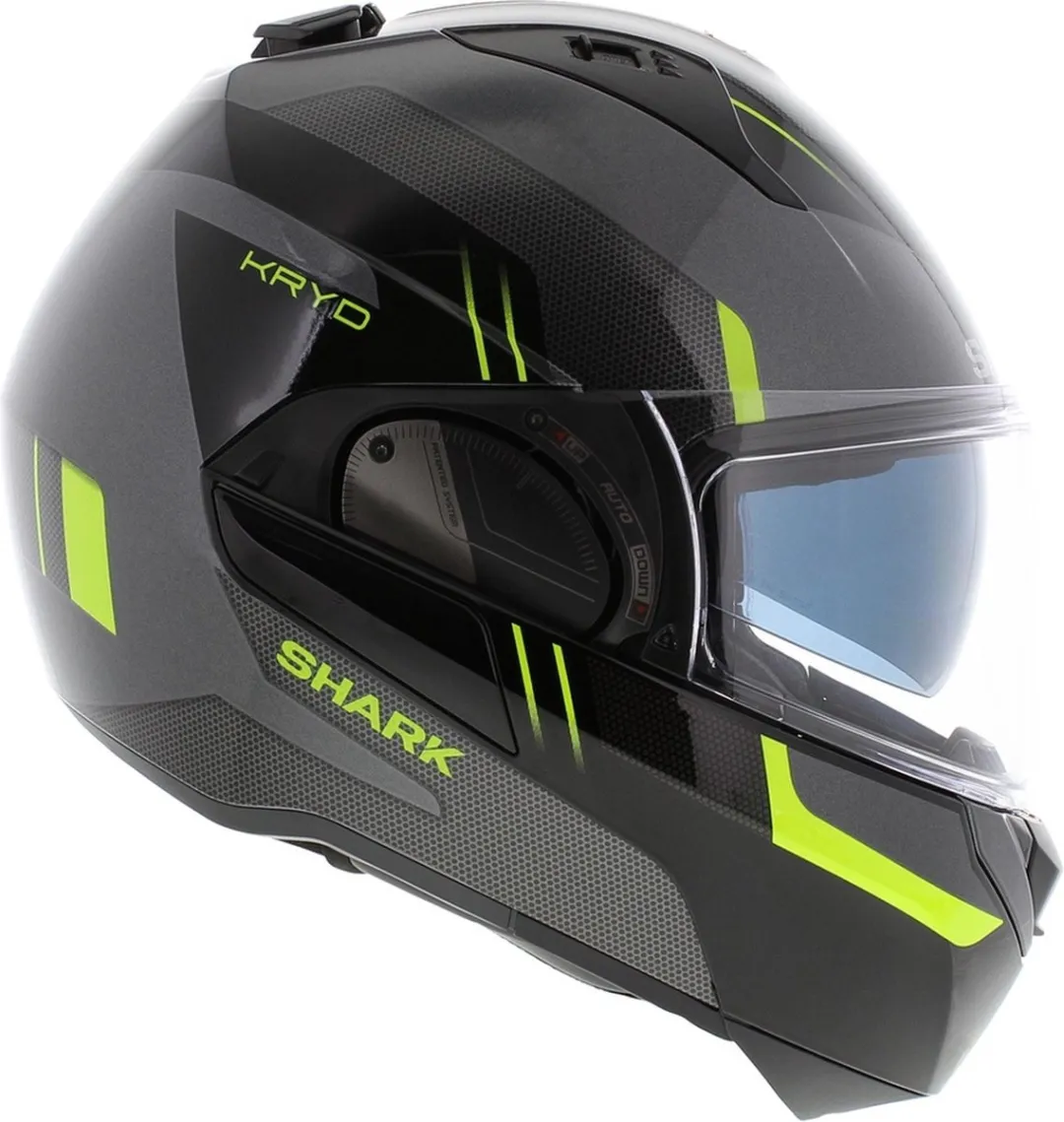 Shark Evo Es Kryd Helm XL - Zwart/Grijs/Geel