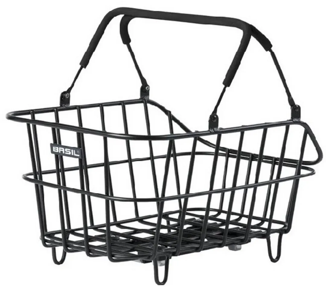 Basil Cento ALU MIK Fietsmand Achter - 31L - Zwart