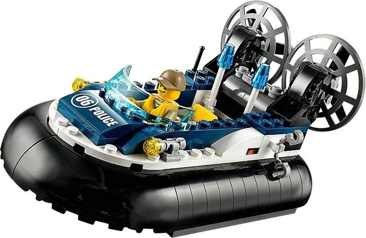 LEGO City Hovercraft Achtervolging 60071 - 331 Stukken - Multikleur