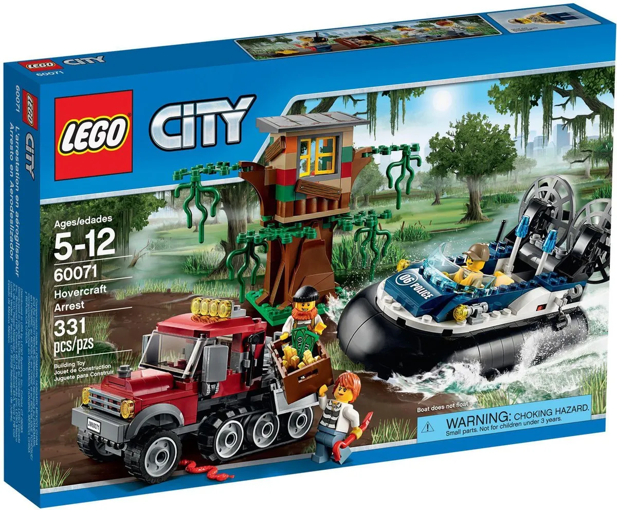 LEGO City Hovercraft Achtervolging 60071