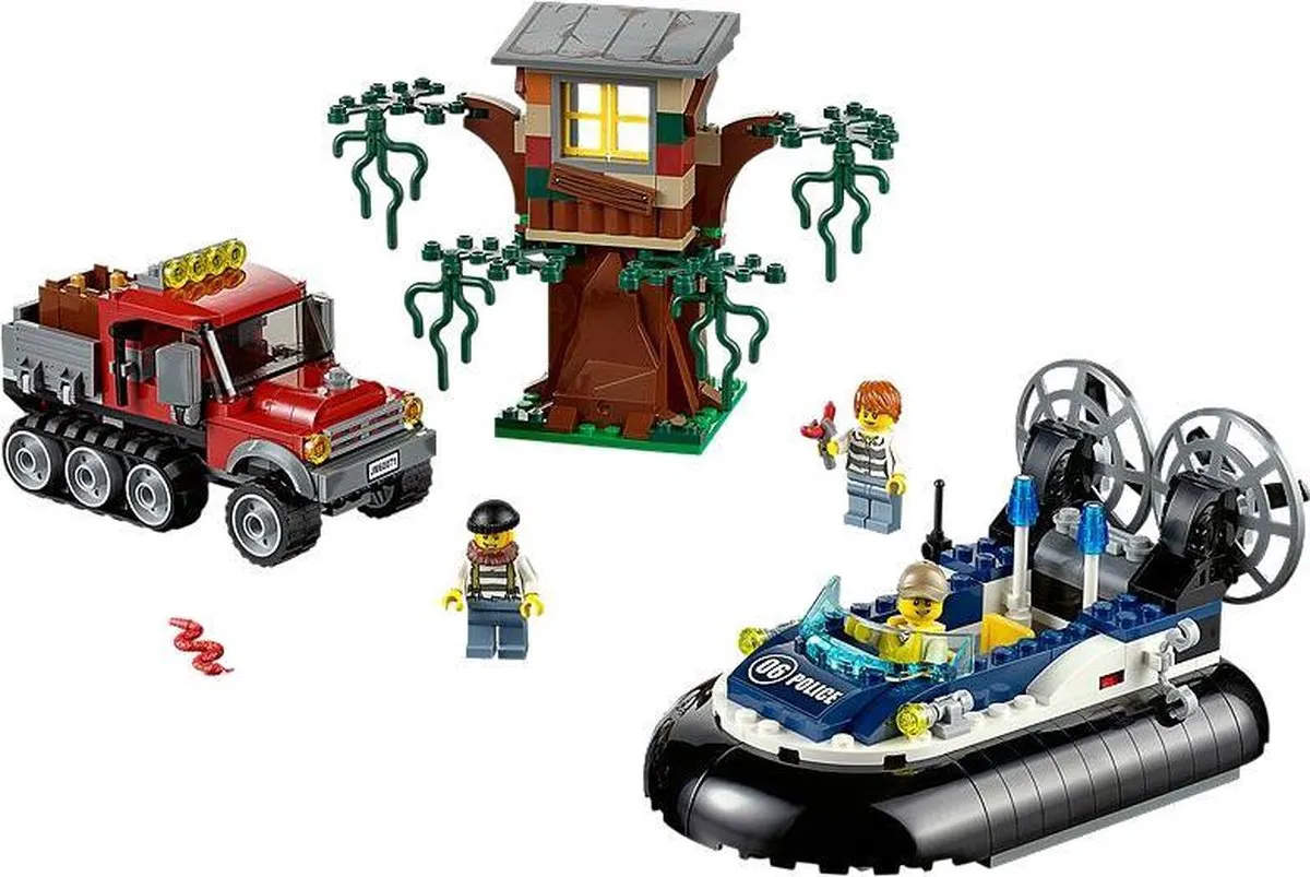 LEGO City Hovercraft Achtervolging 60071 - 331 Stukken - Multikleur