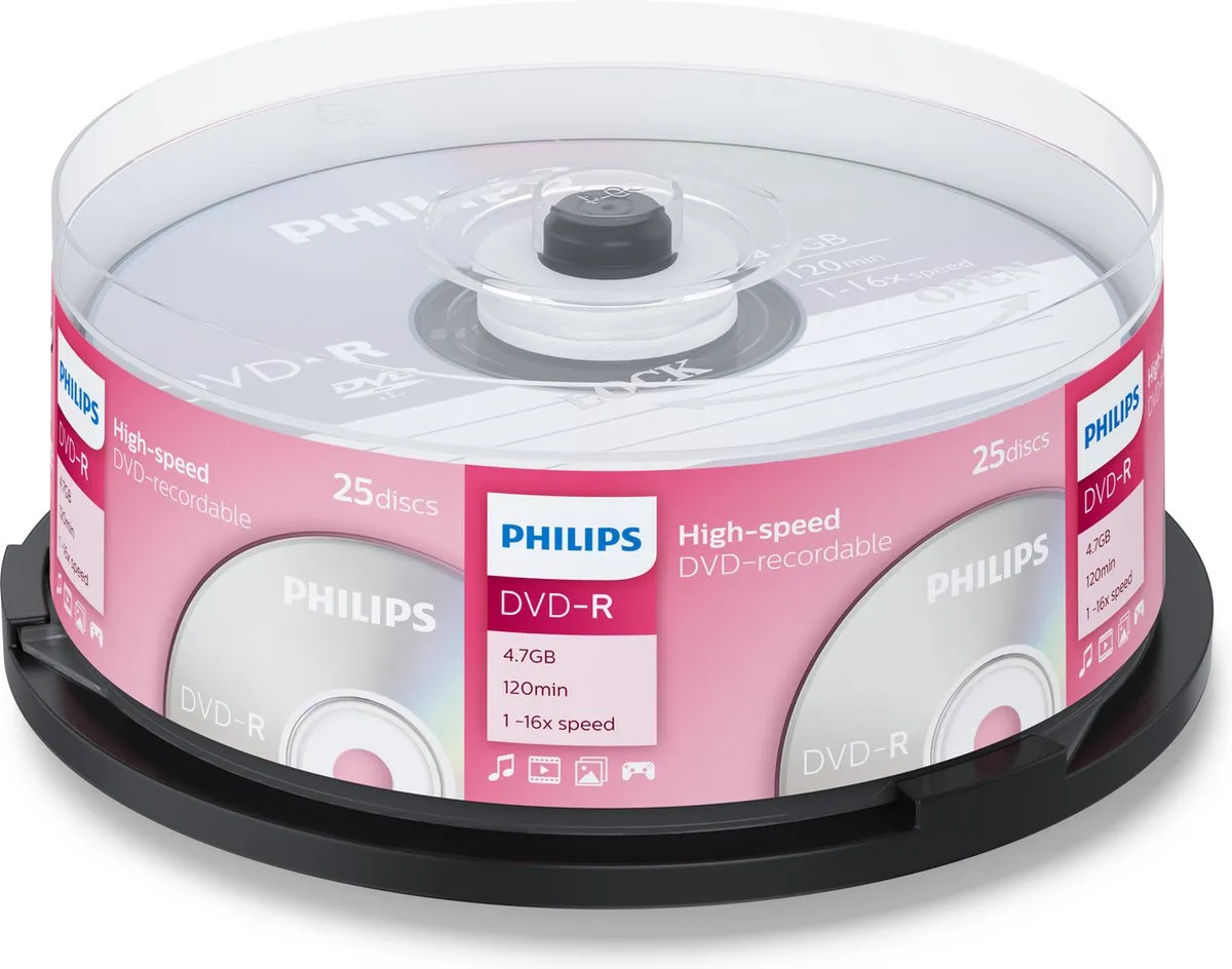 Philips DM4S6B25F DVD-R 4,7GB