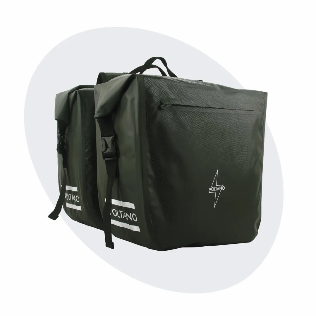 Voltano Dubbele Fietstas Rolltop 48L