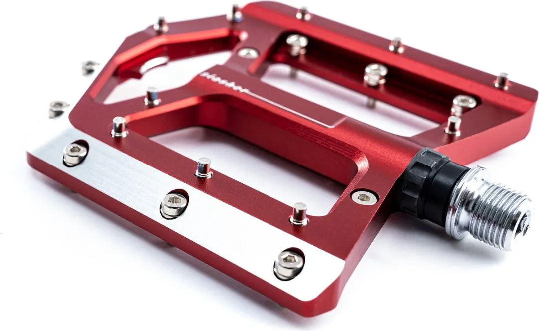 Cube Slasher Fietspedalen - CNC Aluminium - Rood