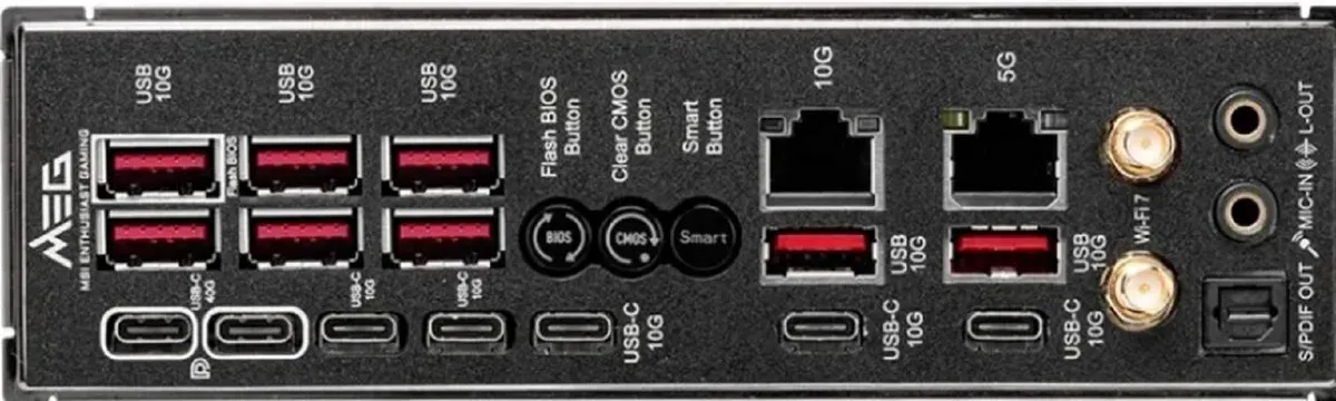 MSI MEG X870E GODLIKE Moederbord - AM5 - 5x M.2 - 3x PCIe x16