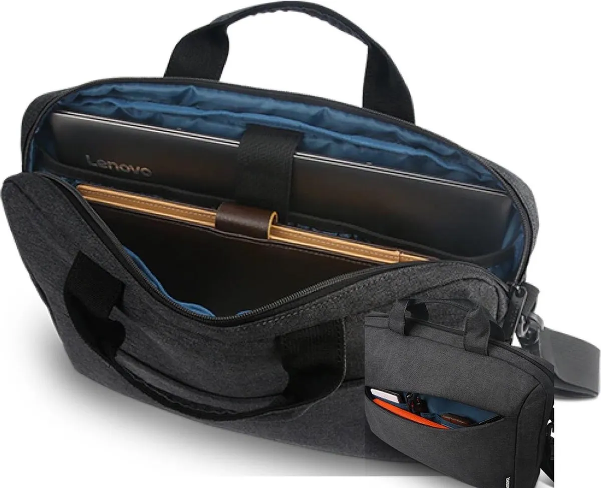 Lenovo Casual T210 Toploader Laptoptas 15,6" - Zwart