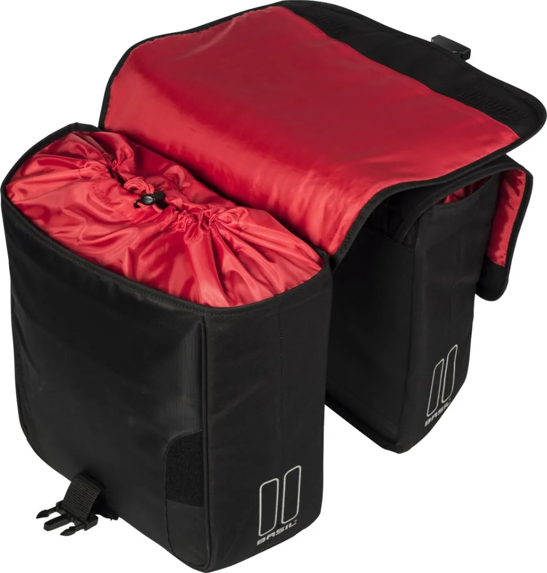 Basil Sport Design Dubbele Fietstas 32L - Zwart