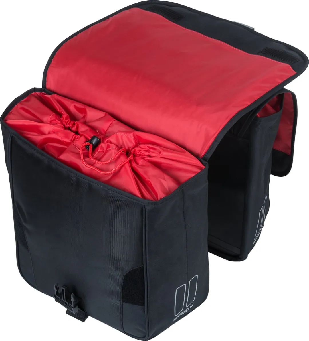 Basil Sport Design Dubbele Fietstas 32L - Zwart - afbeelding 6 van 6