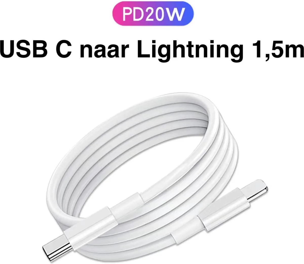 TCL iPhone USB-C naar Lightning Kabel 1,5m