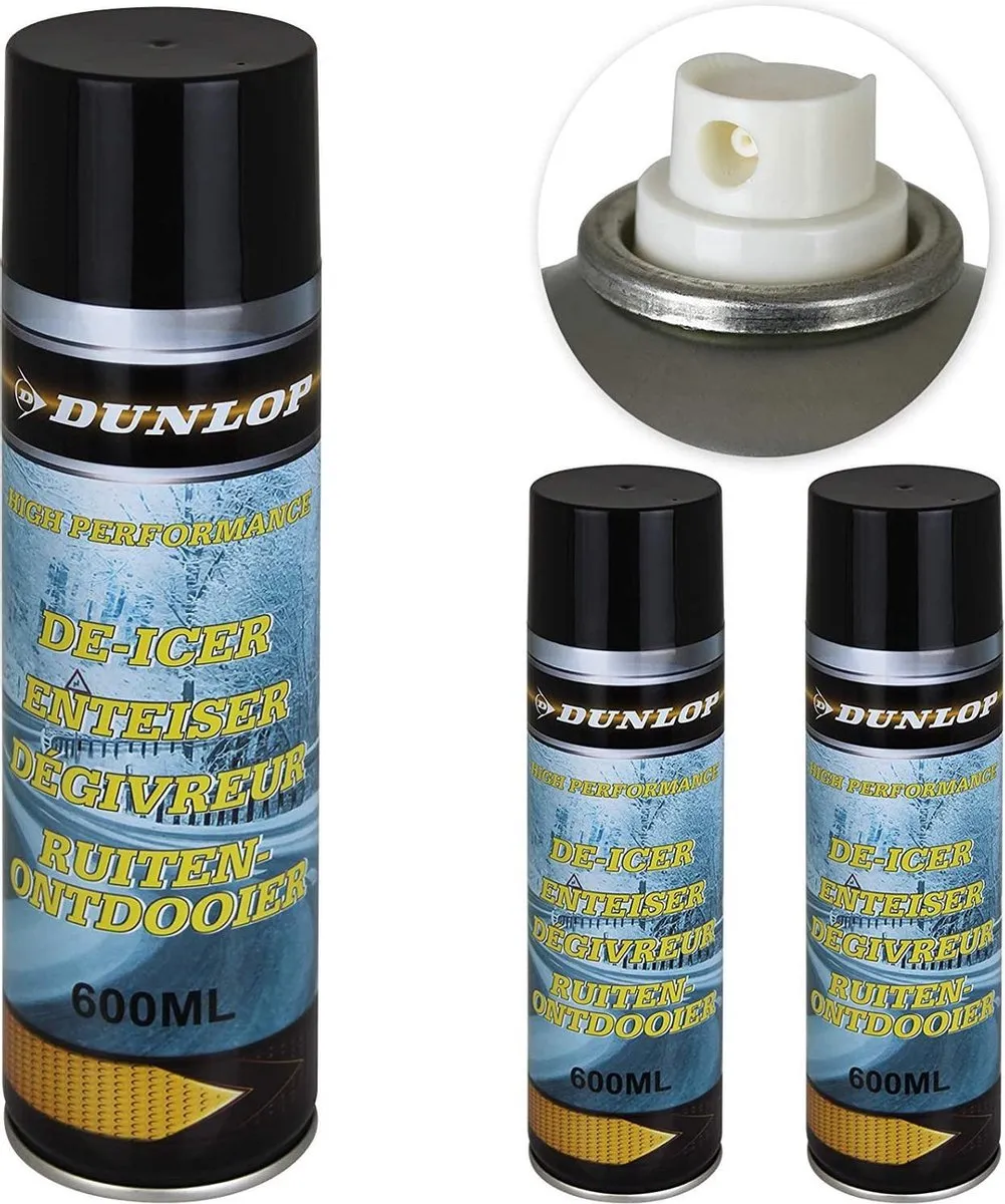 Dunlop Antivries Spray Icer Ruitontdooier 600ml