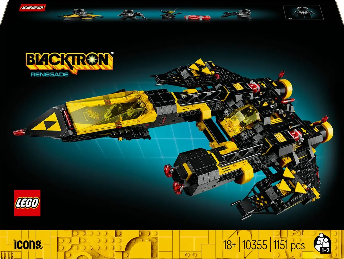 LEGO Icons Blacktron Renegade 10355