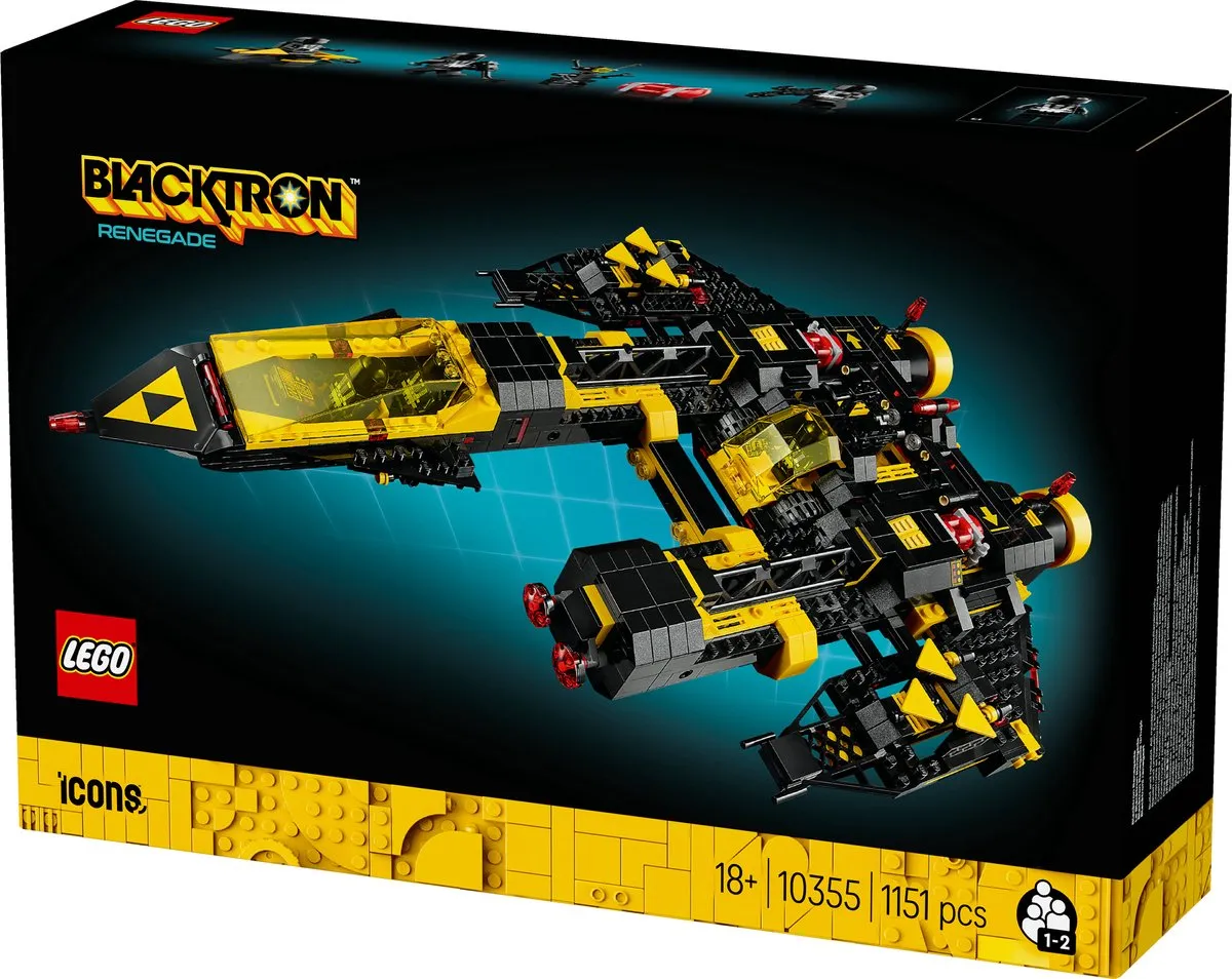 LEGO Icons Blacktron Renegade 10355 - 1151 Stenen
